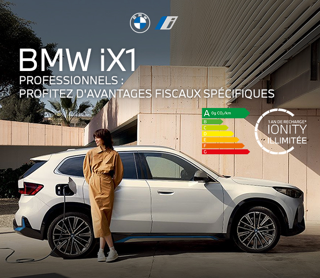 BMW iX1. Professionnels : Profitez d'avantages fiscaux spécifiques